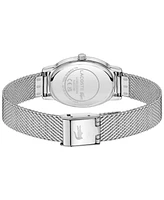 Lacoste Women's Parisienne Silver Tone Stainless Steel Bracelet Watch, 22mm