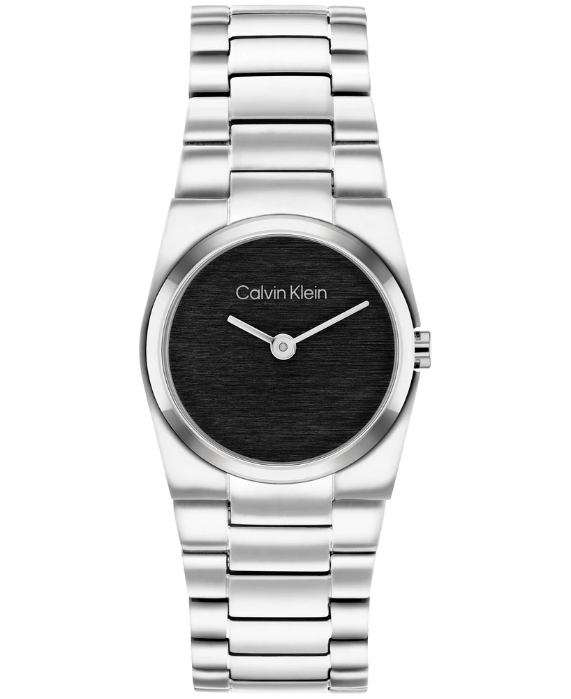 Calvin Klein Women's Silver Tone Stainless Steel Bracelet Watch