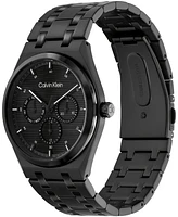 Calvin Klein Men's Black Ip Stainless Steel Bracelet Watch, 39mm