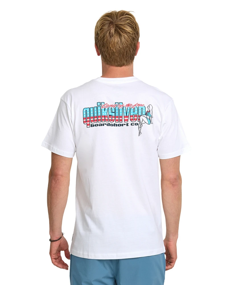 Quiksilver Men's Freedom Pin Up Short Sleeve T-Shirt