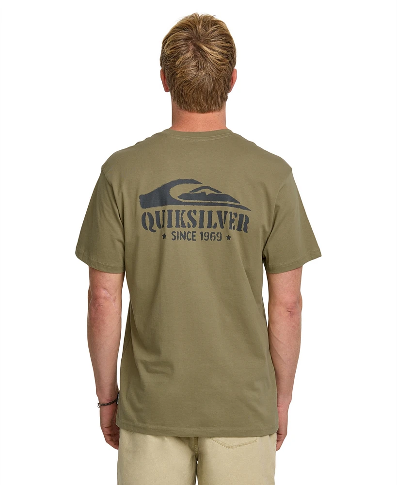 Quiksilver Men's Hunter Spray Short Sleeve T-Shirt