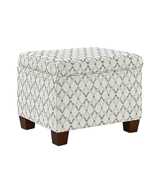 Convenience Concepts 21.75" Print Fabric Madison Storage Ottoman