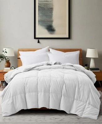 Unikome Lightweight White Goose Down Feather Fiber Comforter