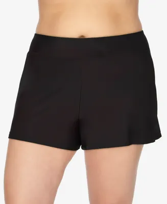 Swim Solutions Plus Shorts, Created for Macy's