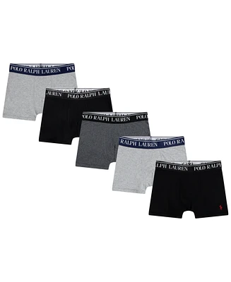 Polo Ralph Lauren Big Boys Stretch Boxer Briefs, Pack of 5