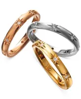 Marchesa Diamond Bands In 18k Gold White Gold Rose Gold Created For Macys