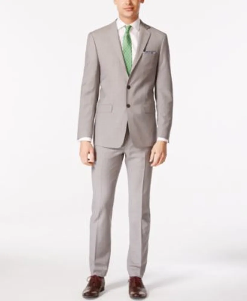Calvin Klein Solid Mens Classic Fit Suit Separates
