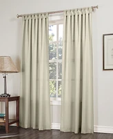 Clifford Heathered Texture Semi-Sheer Tab Top Curtain Panel