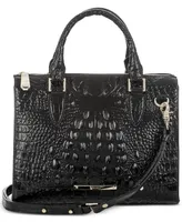 Brahmin Anywhere Convertible Melbourne Embossed Leather Satchel