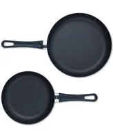 Scanpan Classic 8" and 10.25" Nonstick 2-Piece Fry Pan Set, Black