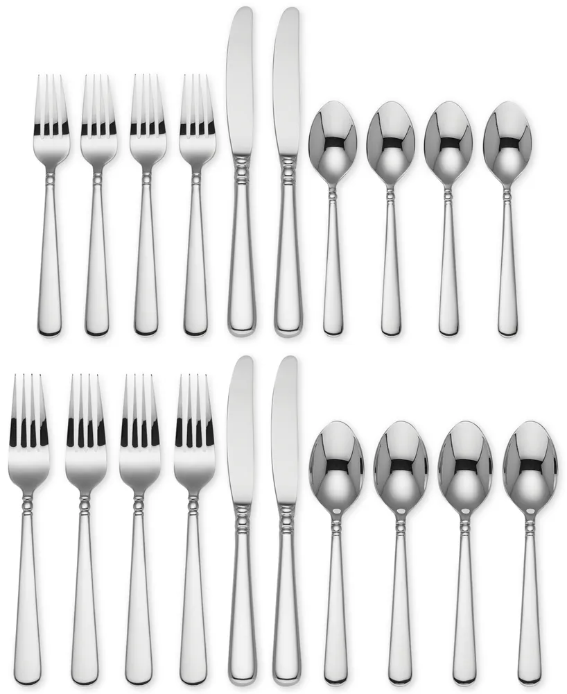 Lenox 20-Pc. Pearl Platinum Flatware Set, Service for 4