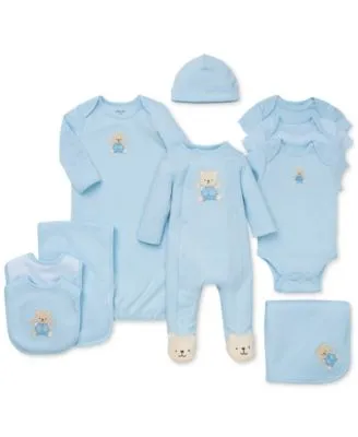 Little Me Baby Boys Cute Bear Gift Bundle Collection