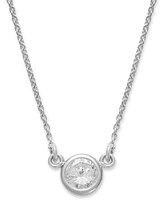 Bezel-Set Diamond Pendant Necklace (1/5 ct. t.w.) 14K Gold or White
