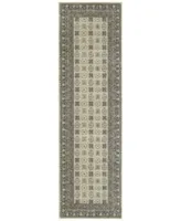 Jhb Design Tidewater Kandula Ivory Grey Area Rugs