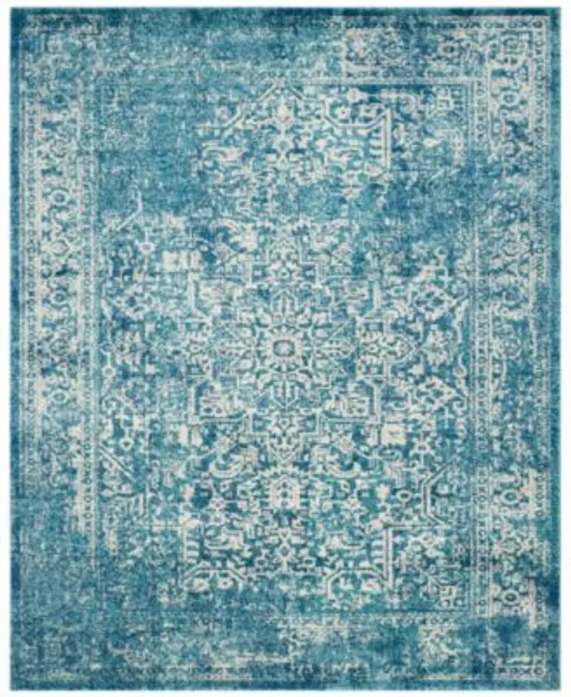 Safavieh Evoke Evk256c Blue Ivory Area Rugs