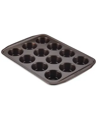 Circulon Symmetry Nonstick Chocolate Brown 12-Cup Muffin Pan