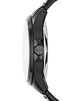 A|X Armani Exchange Men's Black Stainless Steel Bracelet Watch, 46mm