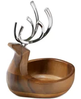 Nambe Reindeer Candy Dish