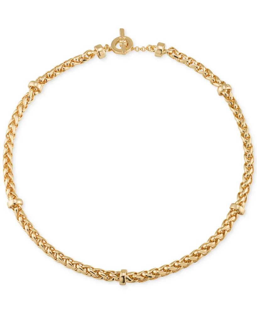 Lauren Ralph Lauren Gold-Tone Decorative Chain Collar Necklace