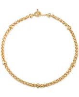 Lauren Ralph Lauren Gold-Tone Decorative Chain Collar Necklace