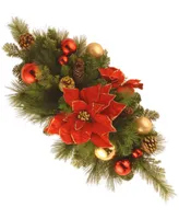 National Tree Company 30" Decorative Collection "Home For the Holidays" Centerpiece