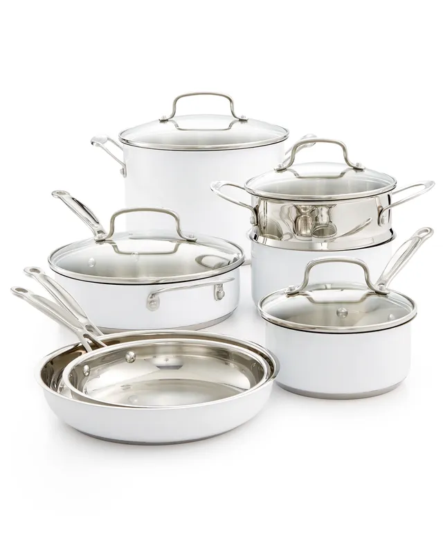 Cuisinart Micashine Stainless Steel 8-pc. Cookware Set, Color