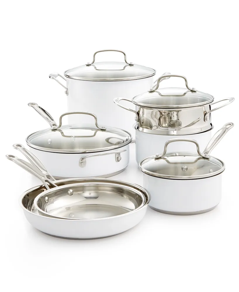 Cuisinart Chef's Classic Hard-Anodized 14-Pc. Cookware Set - Macy's