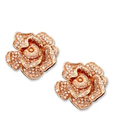 Pave Rose by Effy Diamond Flower (1-1/3 ct. t.w.) in 14k Rose Gold or 14k Yellow Gold