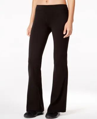 Id Ideology Women's Essentials Flex Stretch Bootcut Yoga Full Length Pants, Created for Macy's