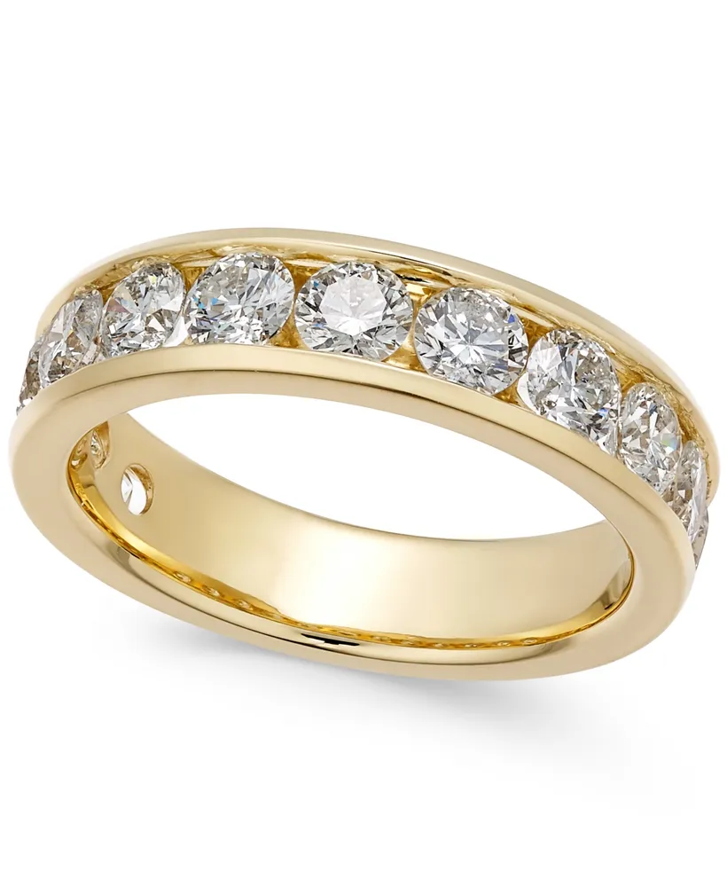 Diamond Channel Band (2 ct. t.w.) in 14k Gold