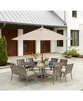 Wayland Outdoor Dining Chair with Sunbrella Cushions, Created for Macy's