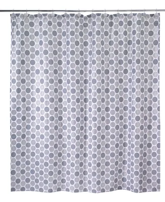 Avanti Dotted Circle Printed Shower Curtain, 72" x 72"