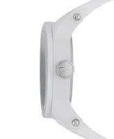 Diesel Men's White Silicone Strap Watch 44mm DZ1436