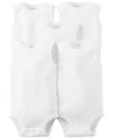 Carter's Baby Boys or Girls Sleeveless Bodysuits, Pack of 5