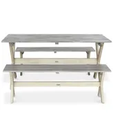 Eliana Outdoor 3-Pc. Picnic Dining Table Set