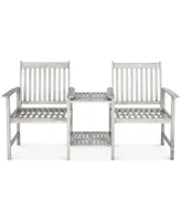 Lydden Outdoor Twin Bench