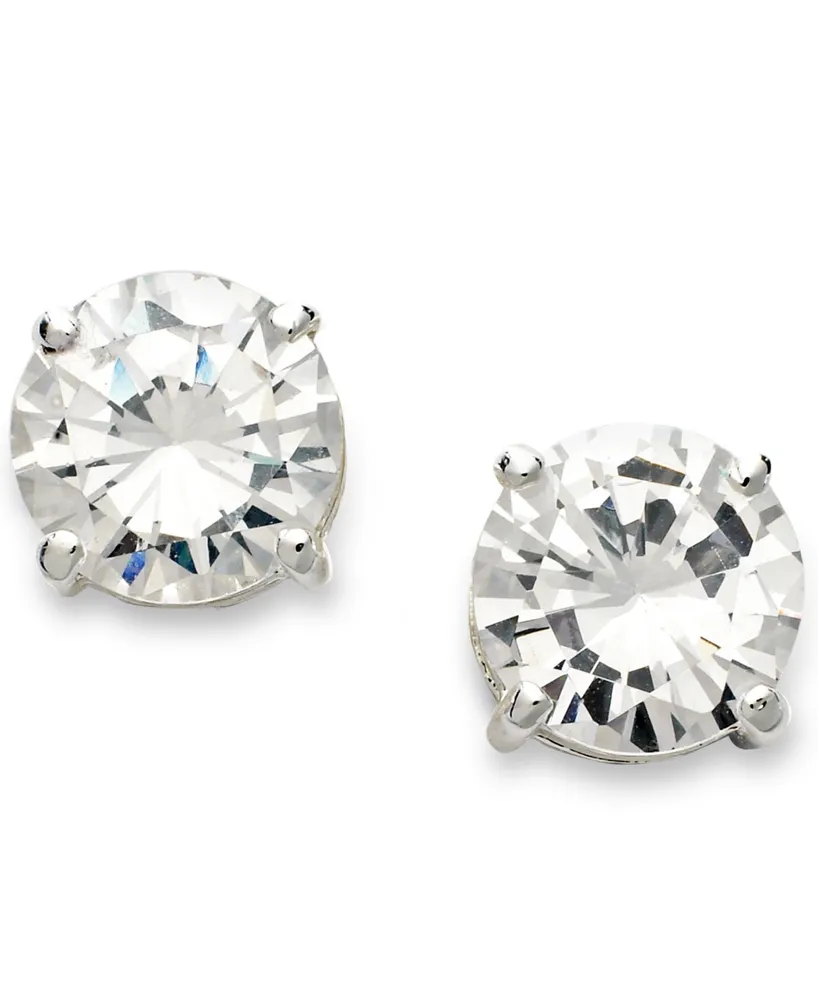 Lauren Ralph Lauren Large Cubic Zirconia Stud Earrings