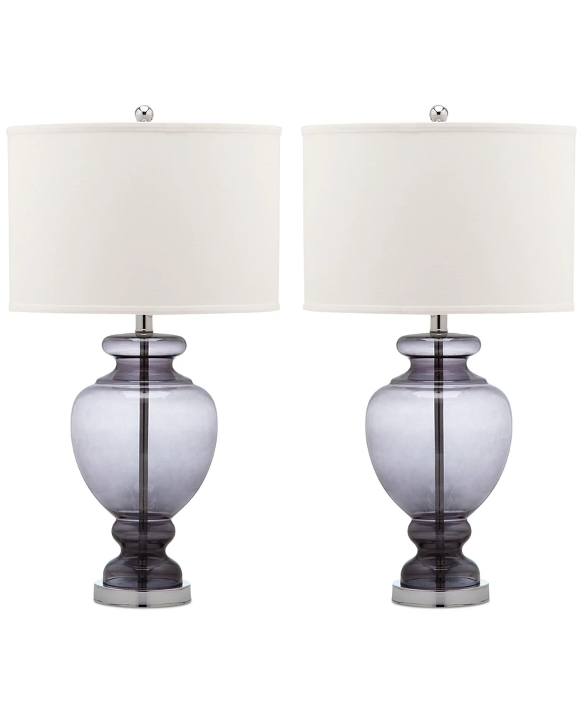 Safavieh Set of 2 Glass Table Lamps