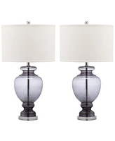 Safavieh Set of 2 Glass Table Lamps