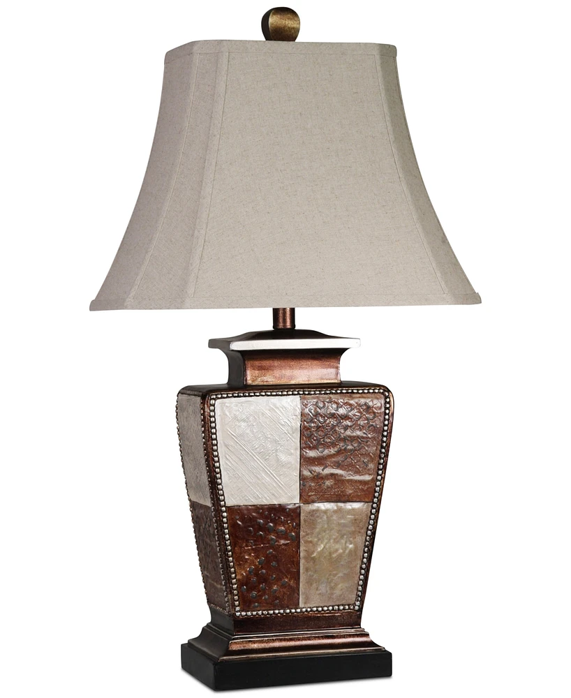 StyleCraft Austin Patchwork Table Lamp