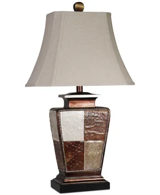 StyleCraft Austin Patchwork Table Lamp