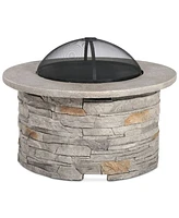 Garrin Round Wood Fire Pit