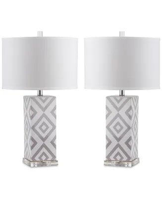 Safavieh Set of 2 Diamonds Table Lamps