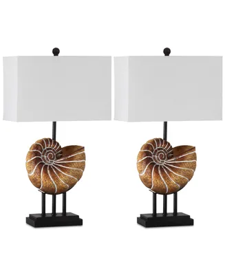 Safavieh Set of 2 Nautilus Table Lamps