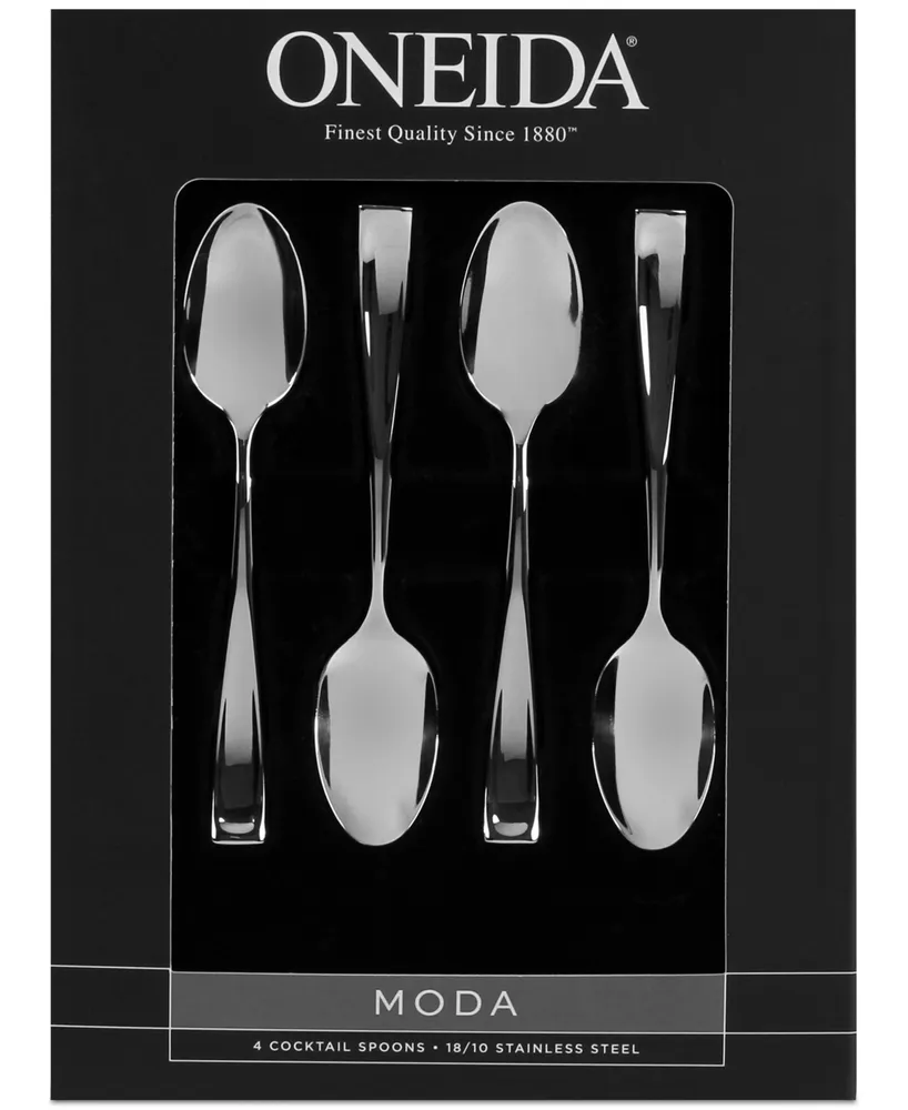 Oneida Moda 4-Pc. Cocktail Spoon Set