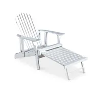 Collyer Adirondack Chair Set and Footrest (Set Of 2)