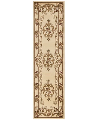 Kas Corinthian 5311 Ivory Aubusson 2'2" x 7'11" Runner Rug