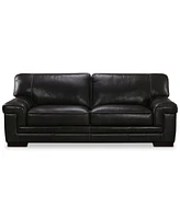 Myars 91" Leather Sofa, Created for Macy's