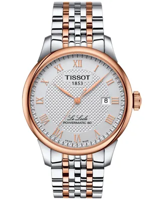 Tissot Men's Swiss Automatic Le Locle Two-Tone Stainless Steel Bracelet Watch 39mm - Two