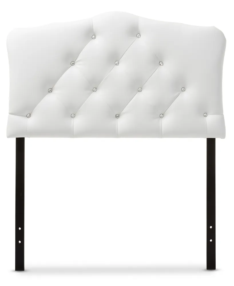 Rita Button-Tufted Scalloped Twin Headboard